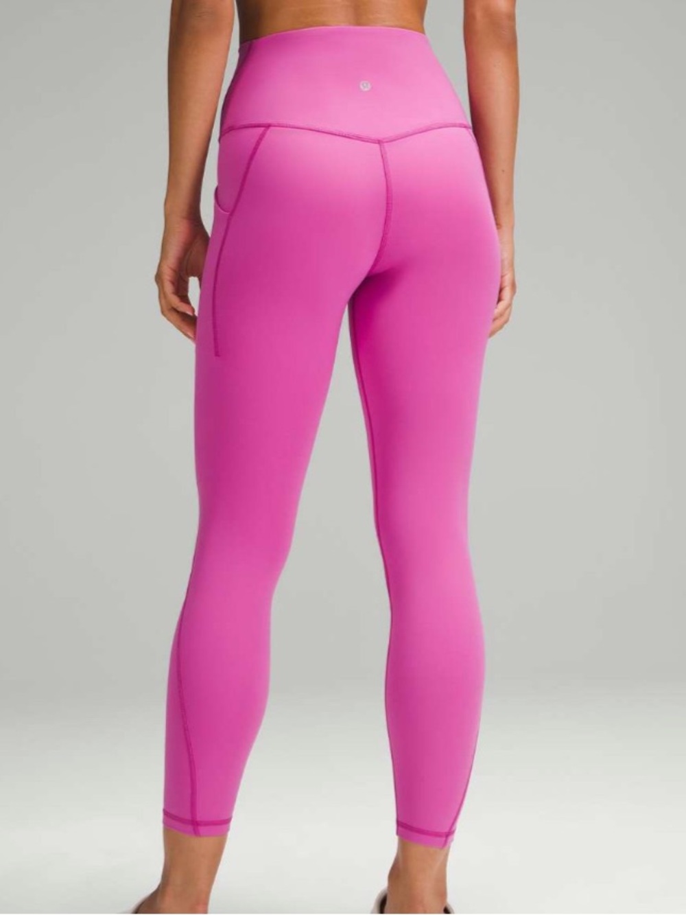 Lululemon Align HR Pant Pockets 25” in Pow Pink Tone